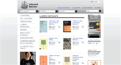 Desktop Screenshot of editorialbarcino.cat